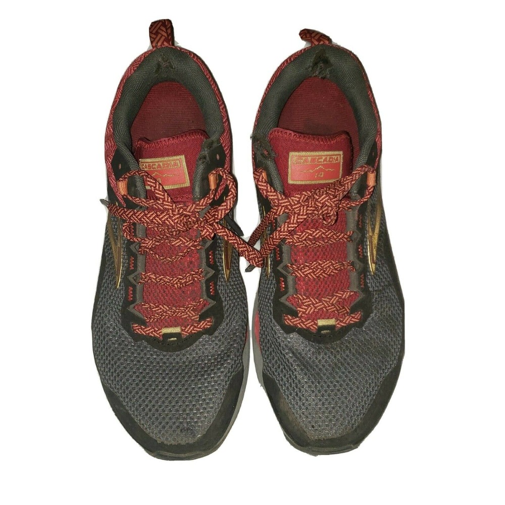 Brooks Cascadia‎ 14 Women's Trail Running Shoes Sneakers Red Size 9 B (Medium)